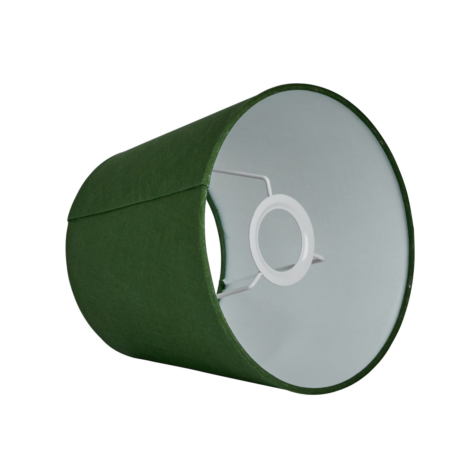 Pantalla de lámpara Basic Straight, verde musgo, Ø 20 cm - Watt & Veke