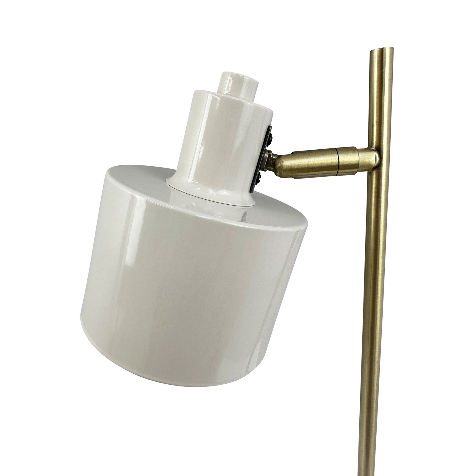 Dyberg Larsen Ocean bordlampe, beige, høyde 43 cm, metall