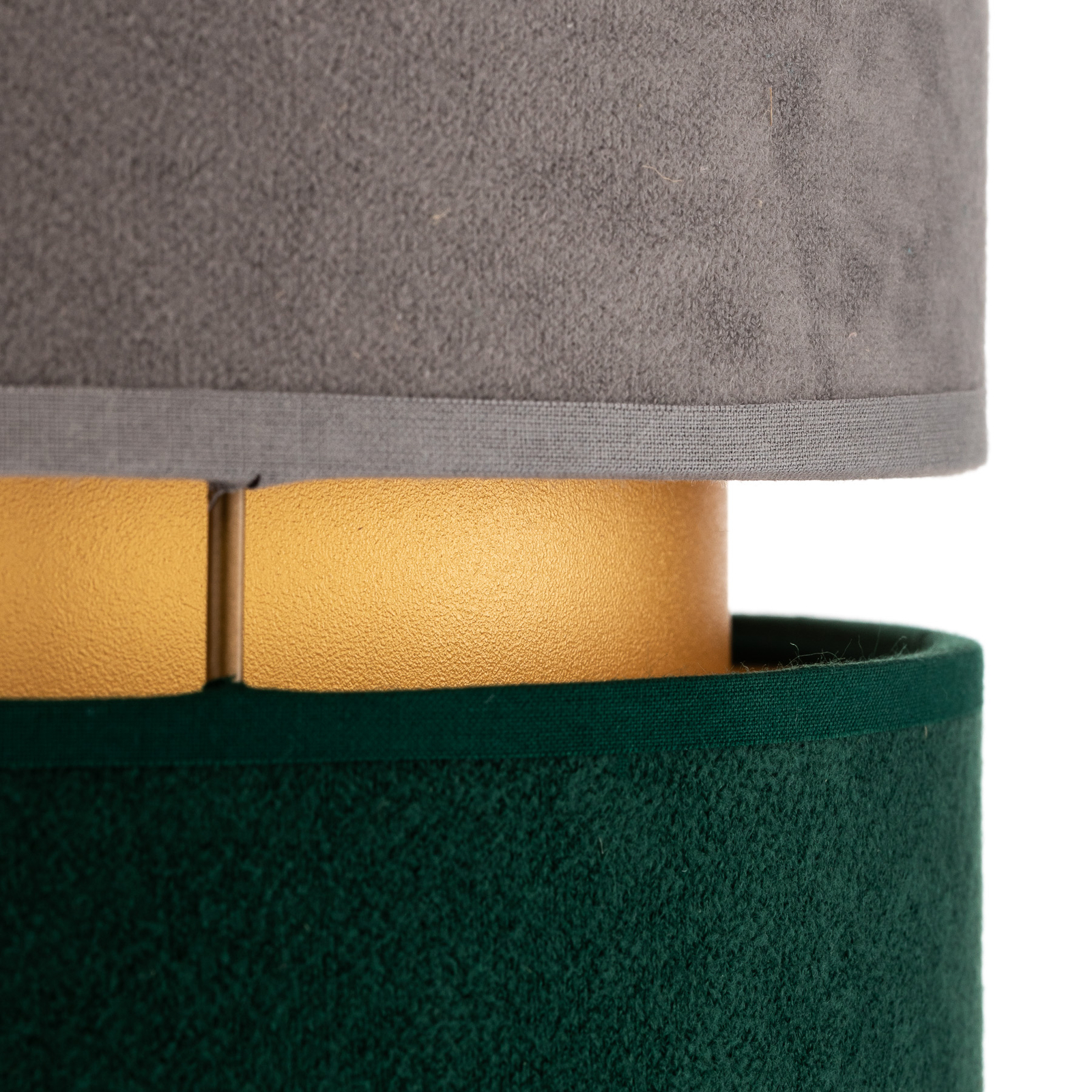 Golden Duo table lamp grey/green/gold height 50 cm
