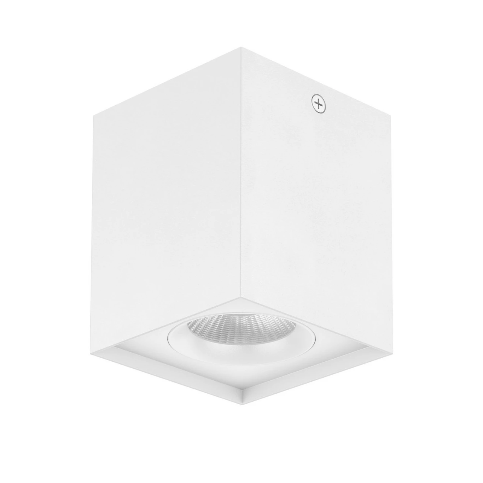 EVN Kardanus LED ceiling light, 9 x 9 cm, white