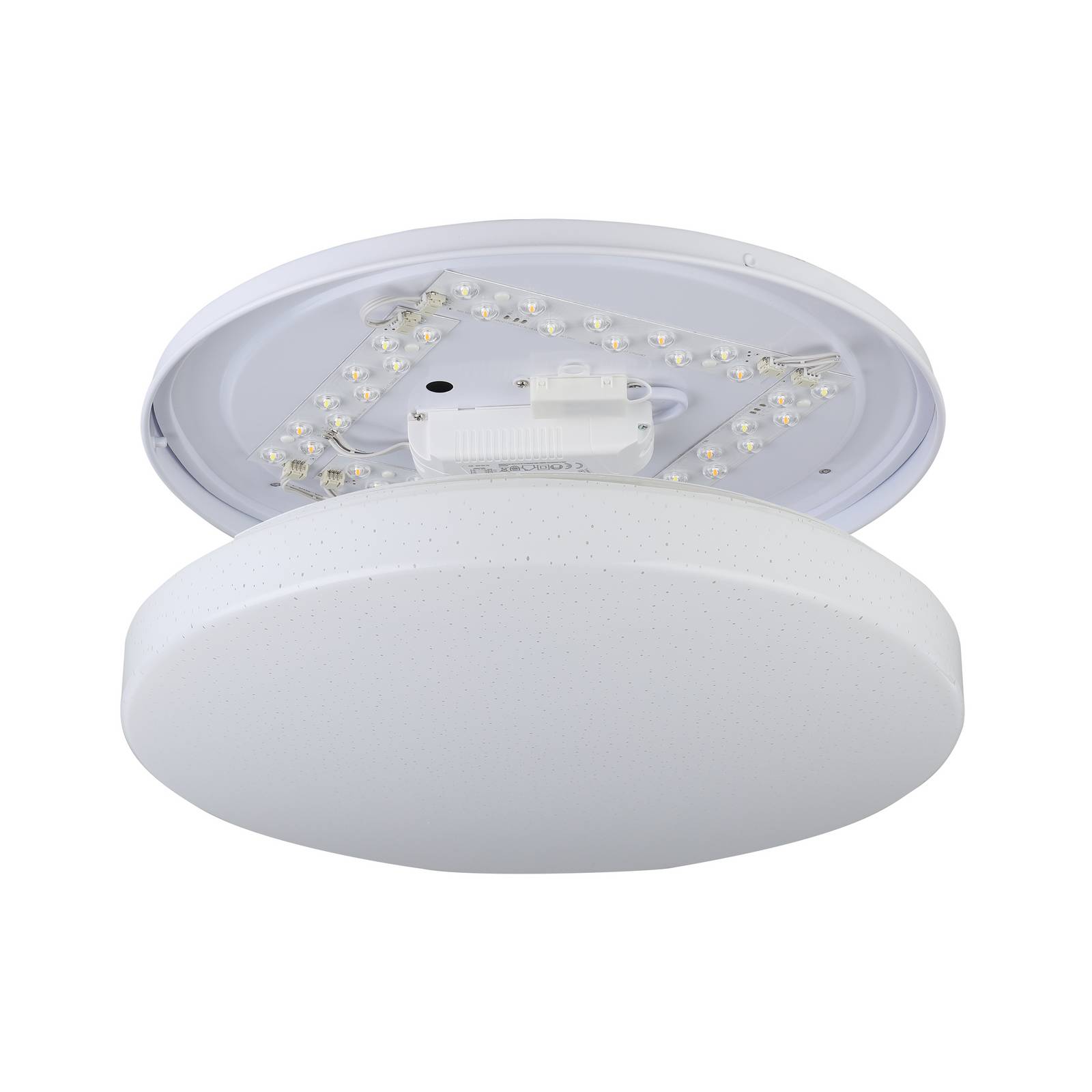 EGLO connect lampa sufitowa Totari-Z, Ø38cm, 19W, efekt kryształowy