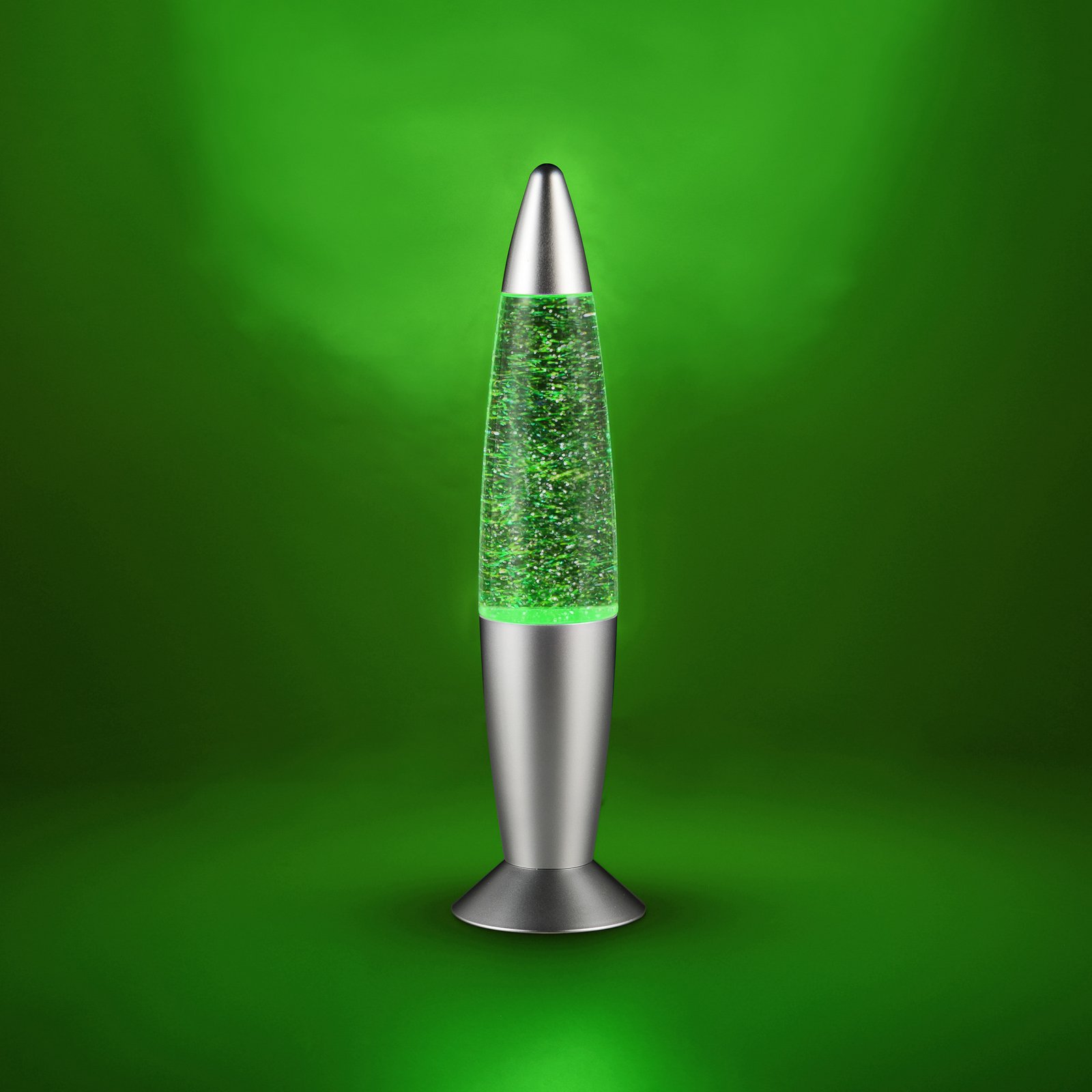 LED-bordslampa FAME, titanfärgad, höjd 35 cm, RGB, USB