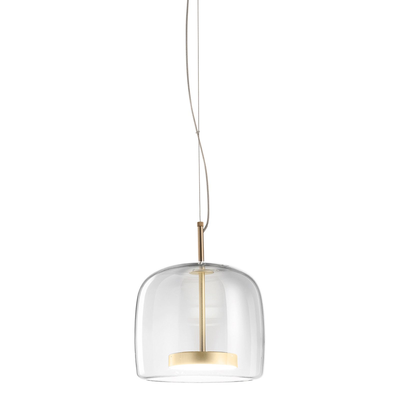 Jube SP 1 P pendant light made of glass, clear