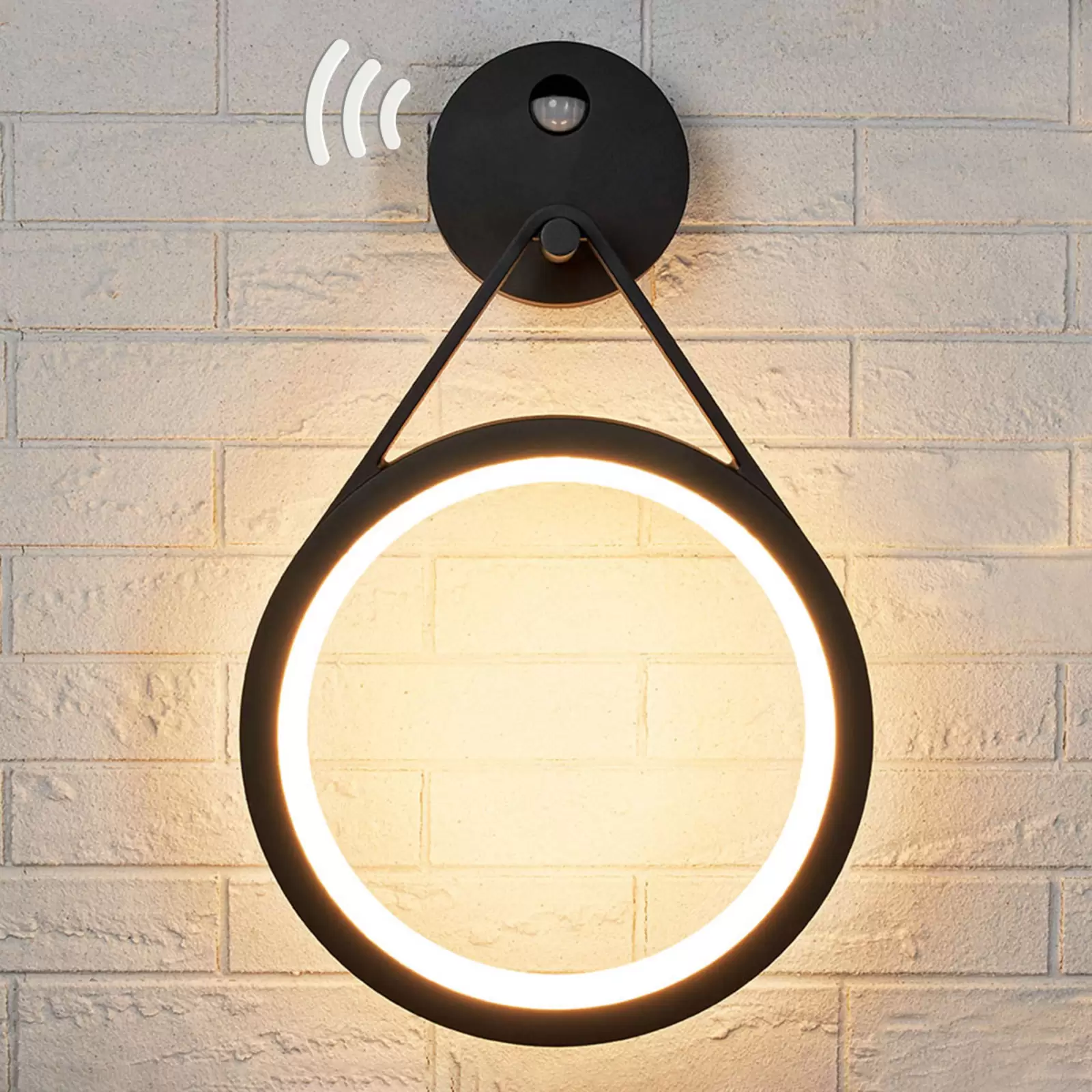 Wall mounted online circular light