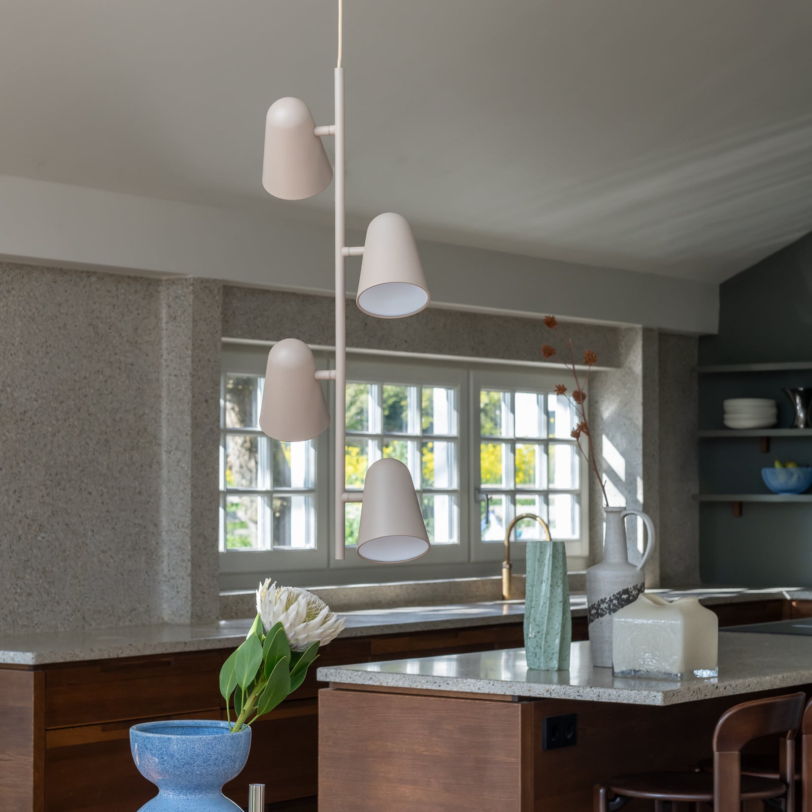 IT'S ABOUT ROMI hanglamp Salamanca, zandkleurig, lengte 80 cm IT'S ABOUT ROMI hanglamp Salamanca, zandkleurig, lengte 80 cm