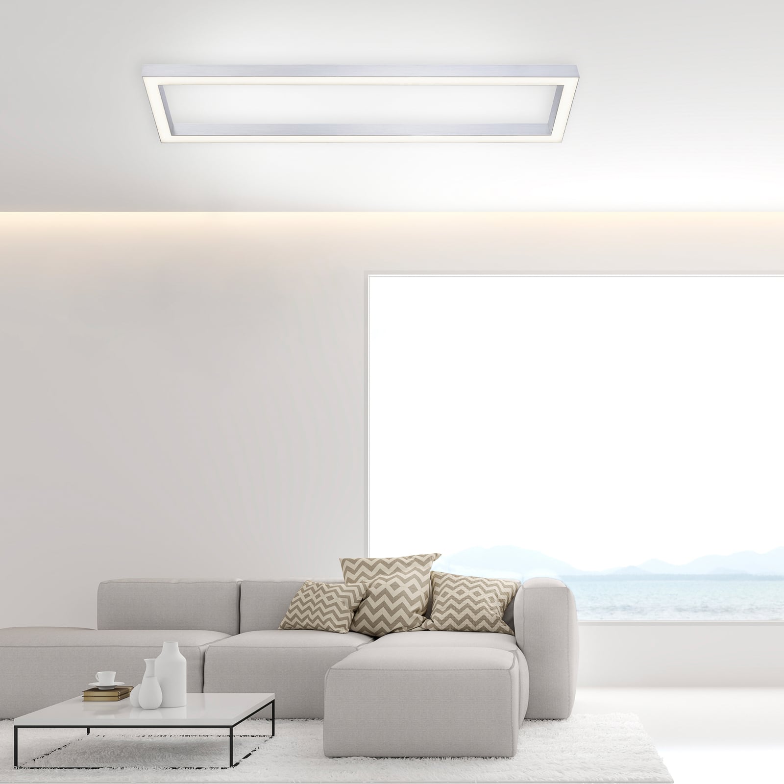 Lines Square LED-Deckenlampe, diamond, 110 cm, CCT - PURE