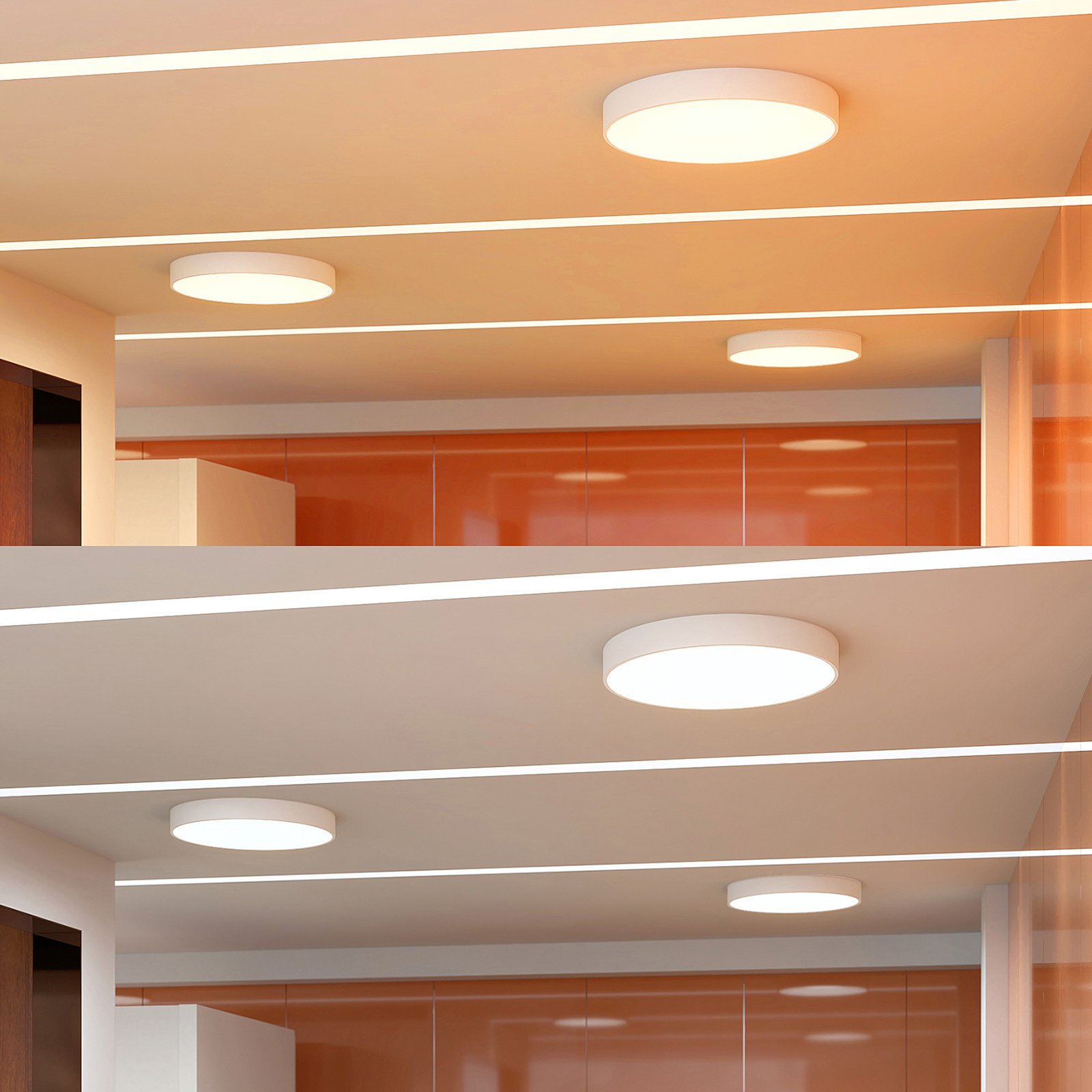 Noabelle LED Kattovalaisin Ø80 White - Arcchio