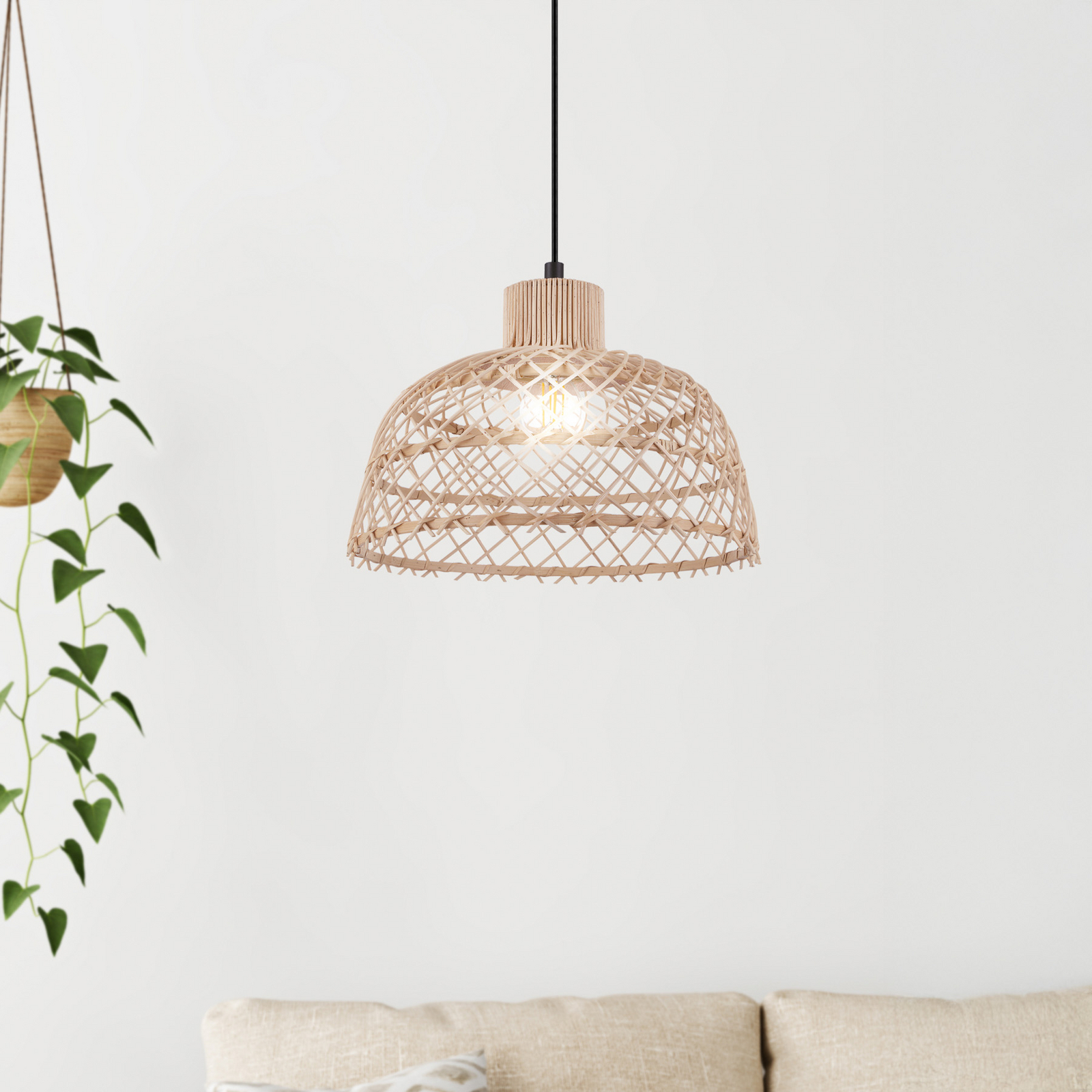 Hängeleuchte Ausnby aus Holz