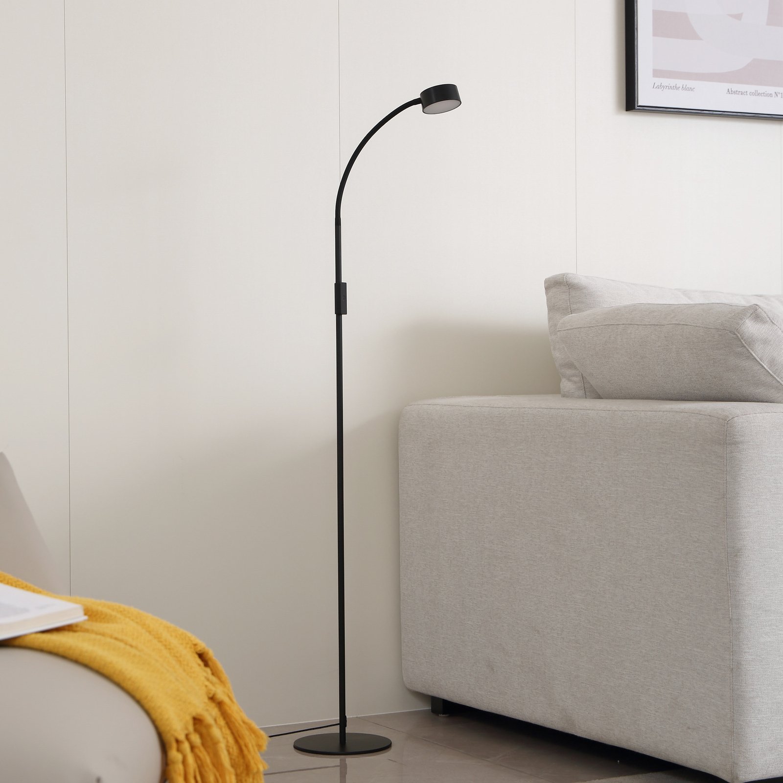 Maori LED Lampadaire Noir - Lindby