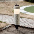 Grey LED solar ground spike light Mino