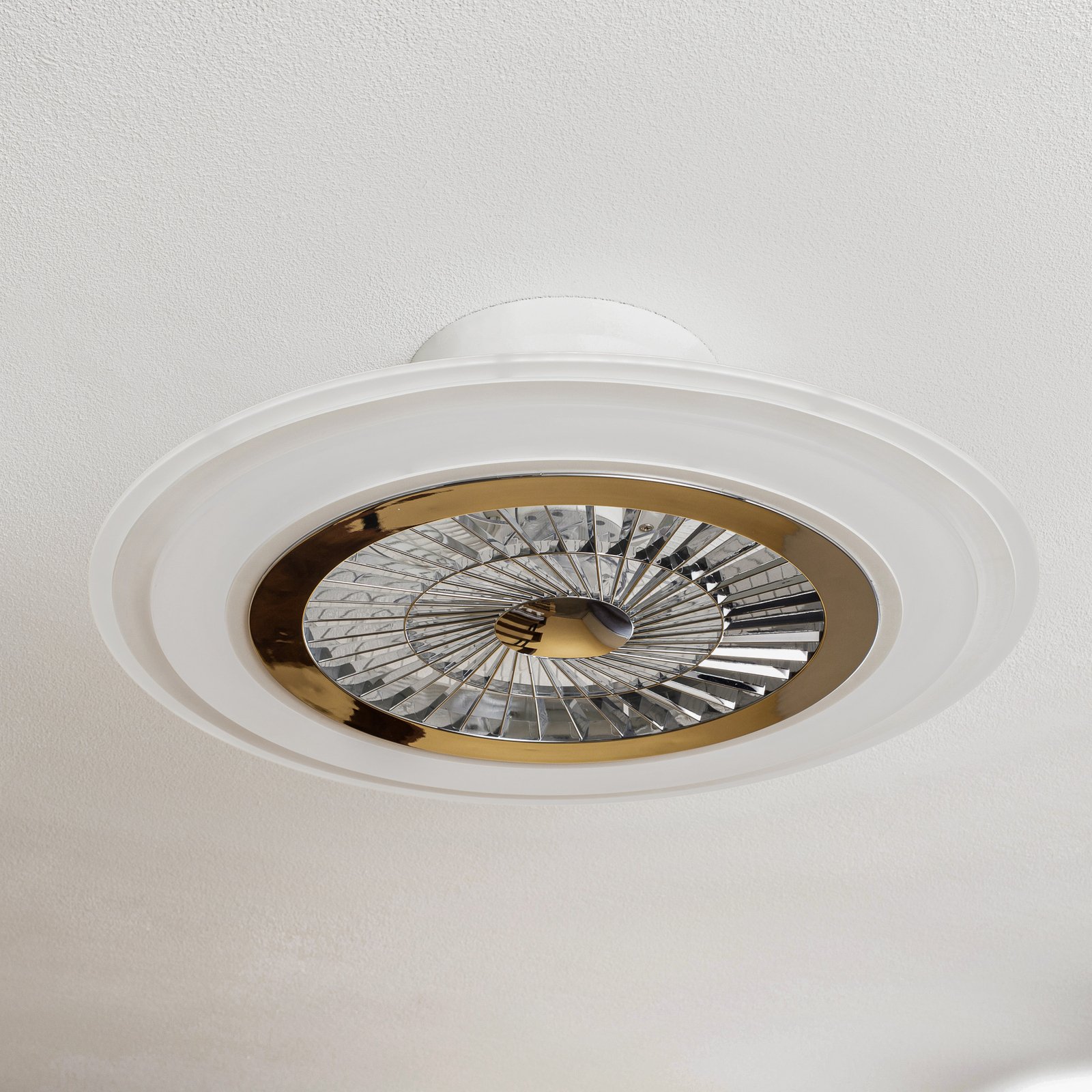 Starluna Leoman LED ceiling fan, white