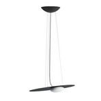 Axolight Kwic LED-Hängeleuchte, schwarz 48cm