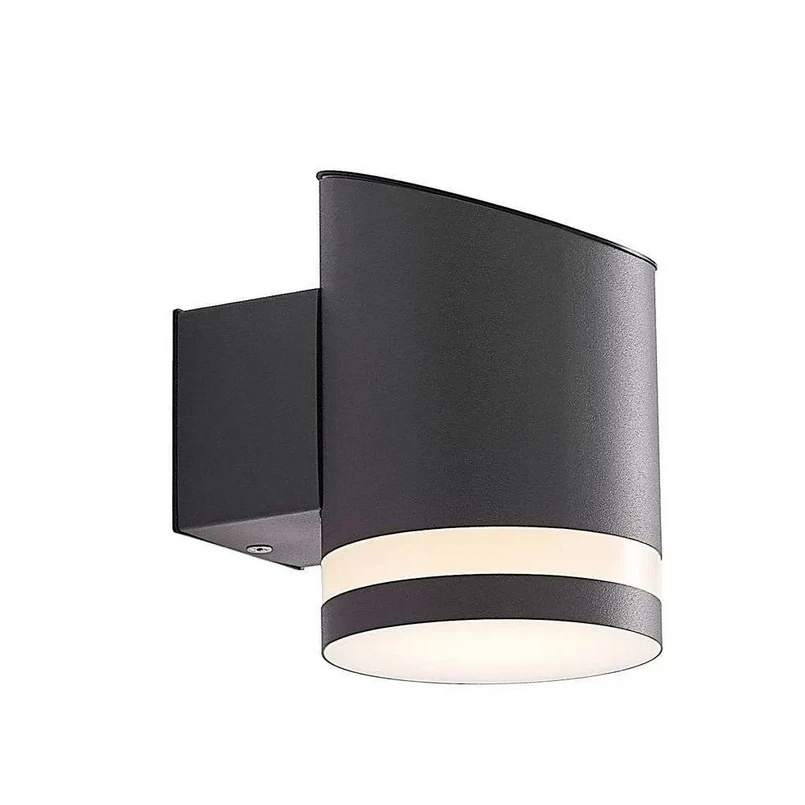Lindby - Bentlas LED Solarzelle Wandleuchte Anthracite