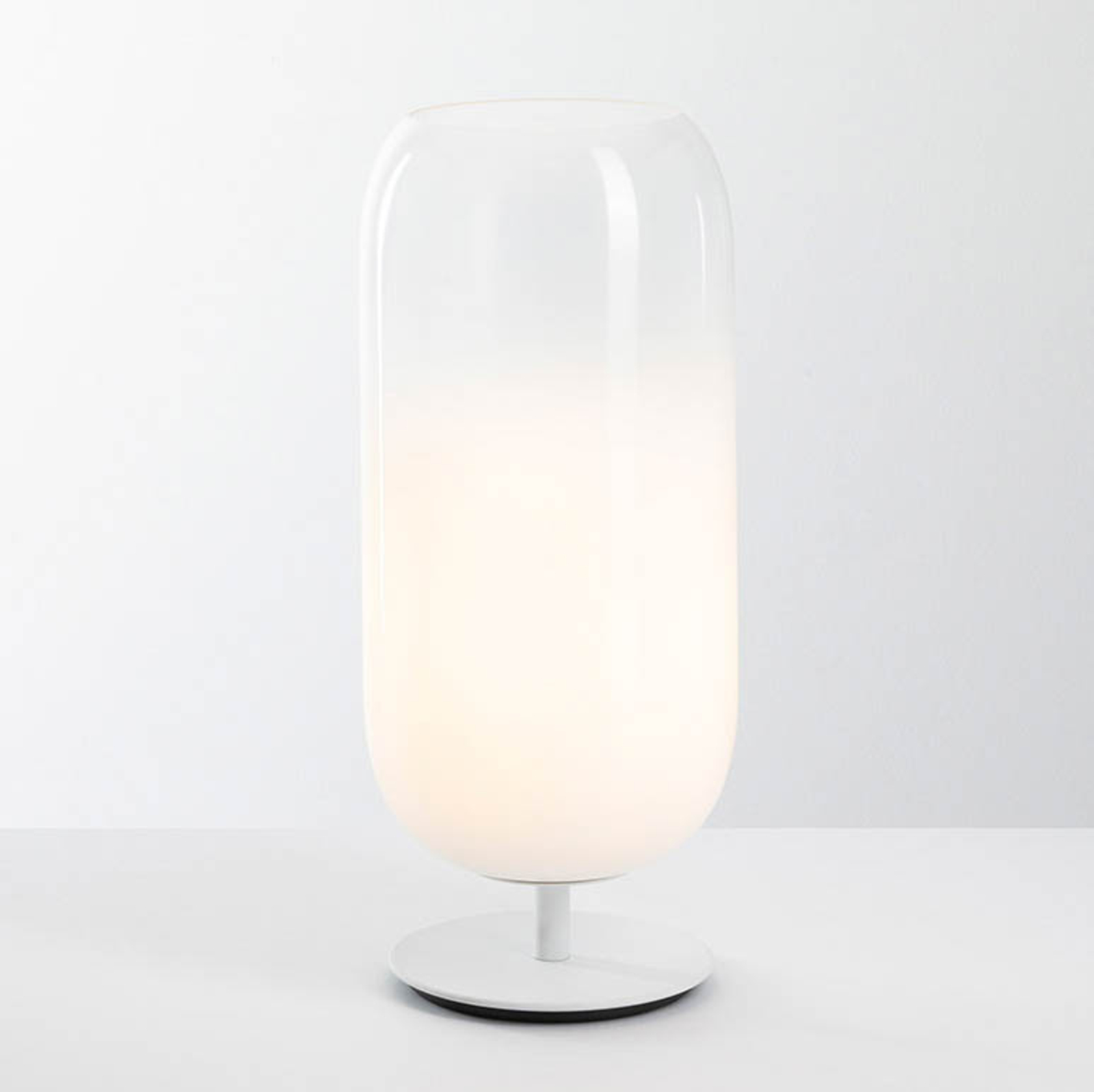 Artemide Gople tafellamp, wit/wit