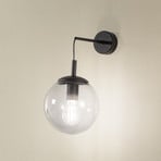 Esme sienas lampa, dūmakaini pelēka, augstums 45 cm, stikls, E27