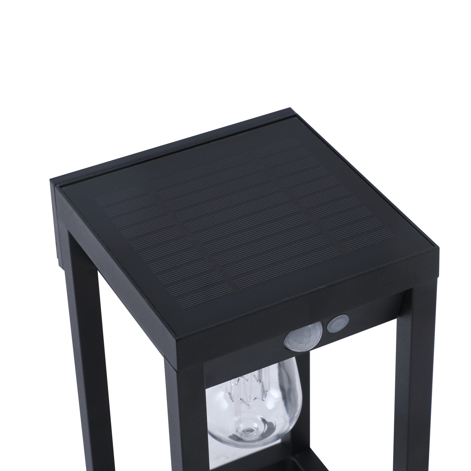 Enea Smart Zonnecel Wandlamp w/Sensor Zwart - Lindby