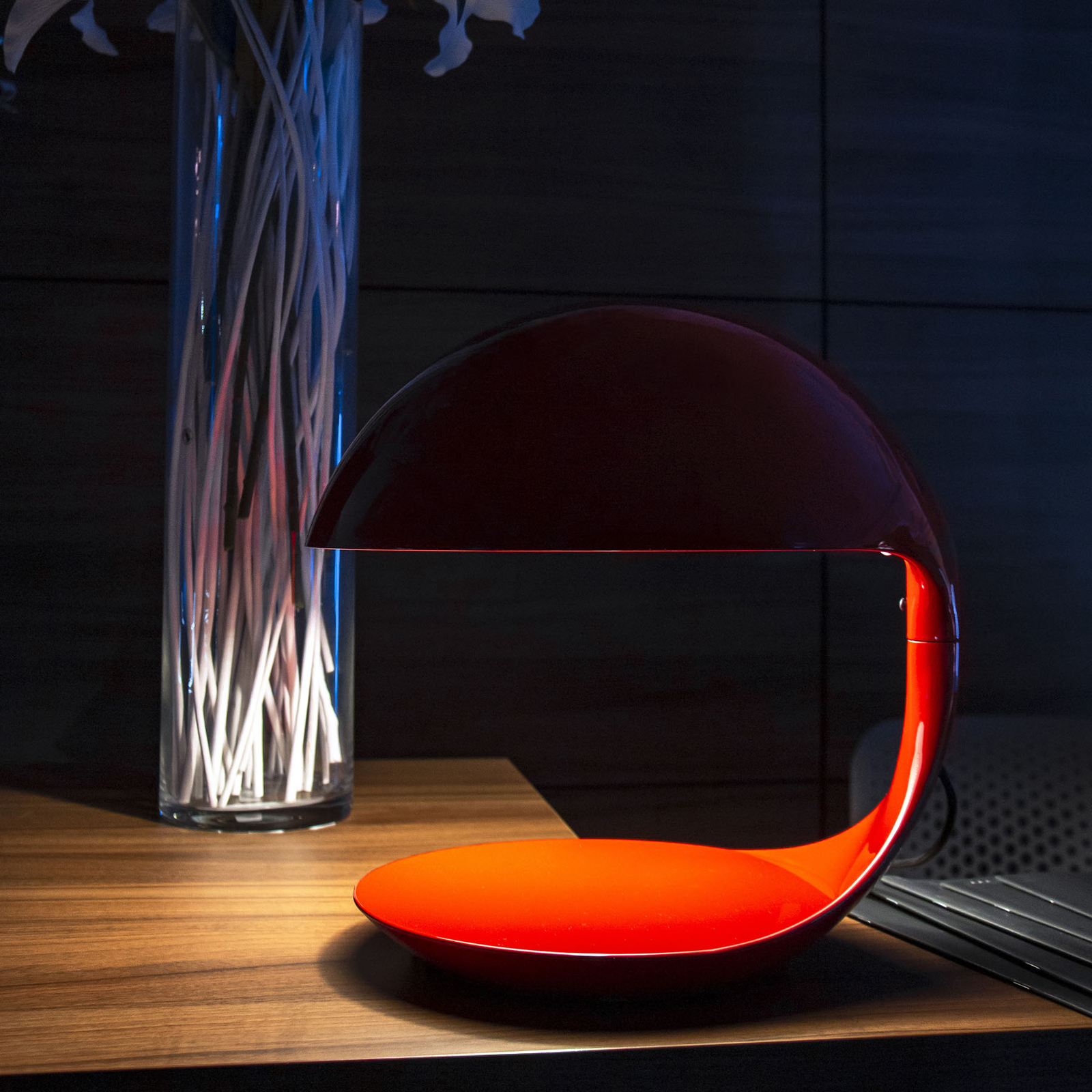 Cobra Retro-Tischleuchte, rot - Martinelli Luce Cobra Retro-Tischleuchte, rot - Martinelli Luce