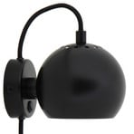 Ball Fali Lámpa Matt Black - Frandsen