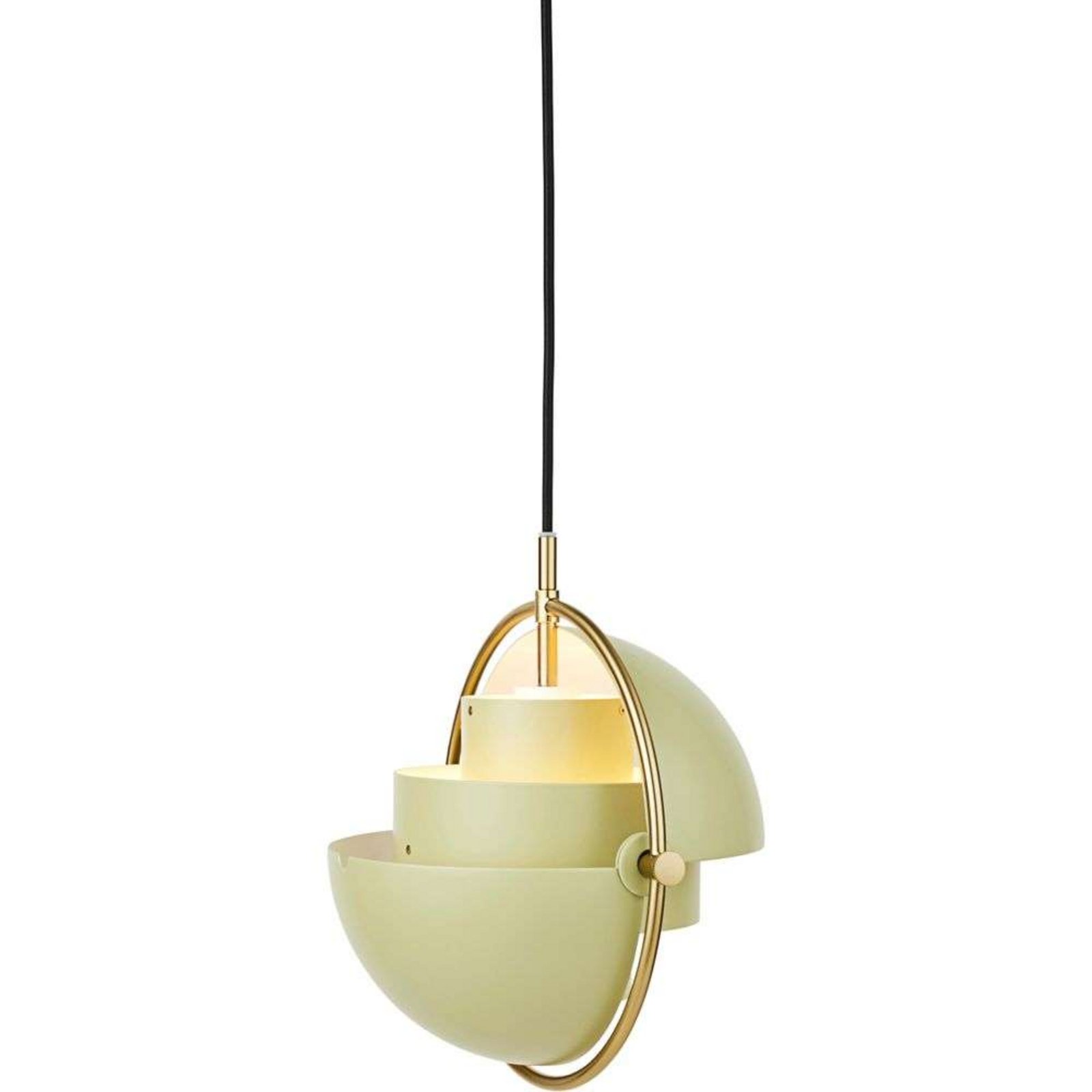 Multi-Lite Lustră Pendul Small Brass/Desert Sage - GUBI