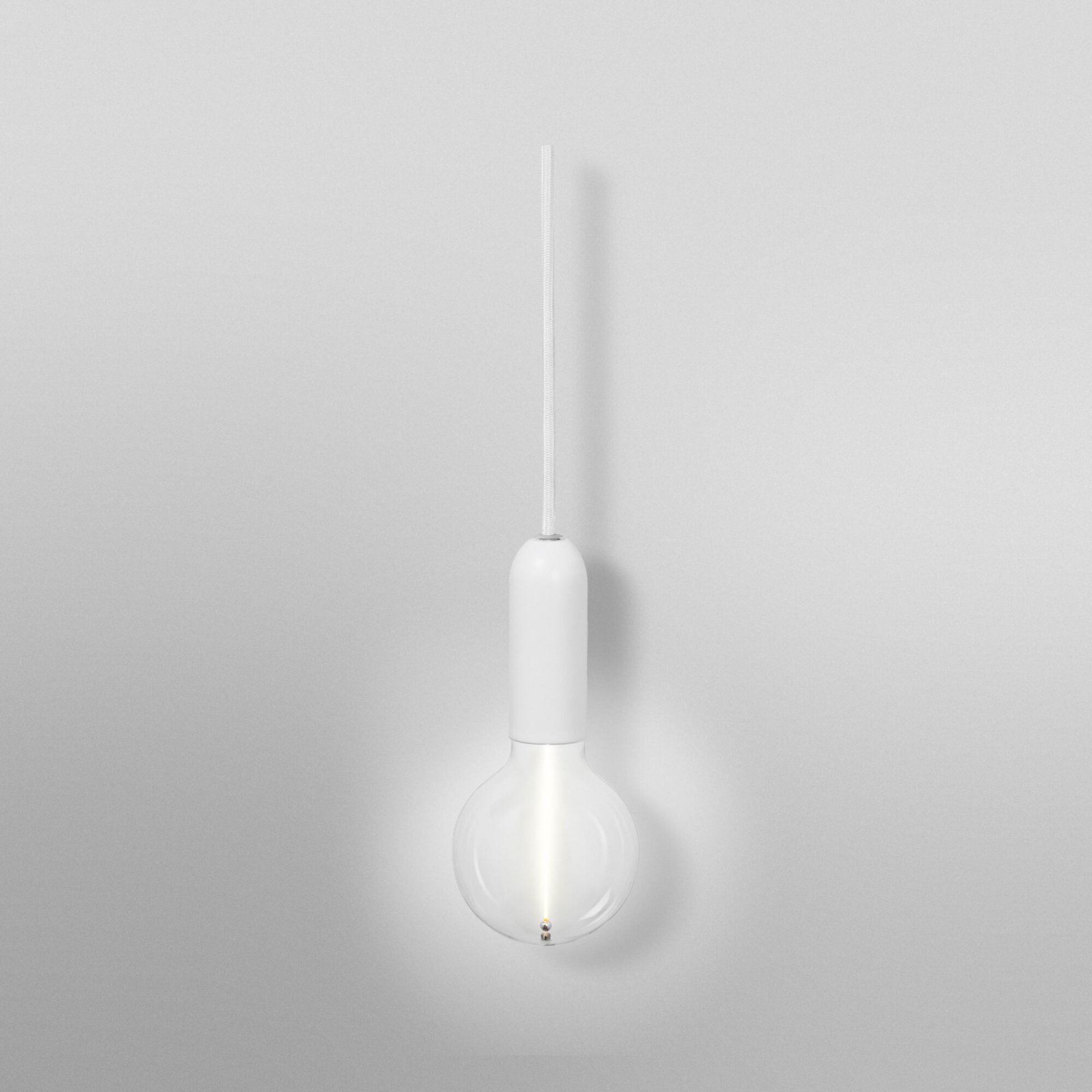 OSRAM Hängeleuchte VINTAGE 1906 ROUND, weiß, Metall, Ø 10 cm