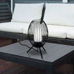 EGLO Fusignano Außen-Tischleuchte, schwarz