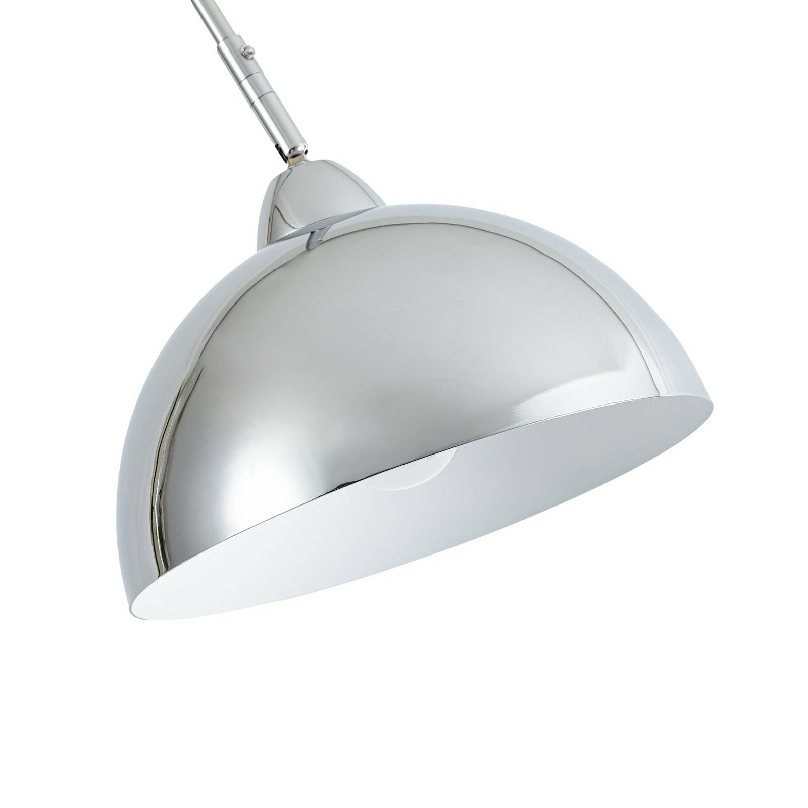 Lampa stojąca Lindby Tonka, chrom, metal/marmur, 185 cm, E27