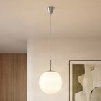 Lindby Hängeleuchte Marike, Ø 30 cm, weiß, Glas, Kugel, E27