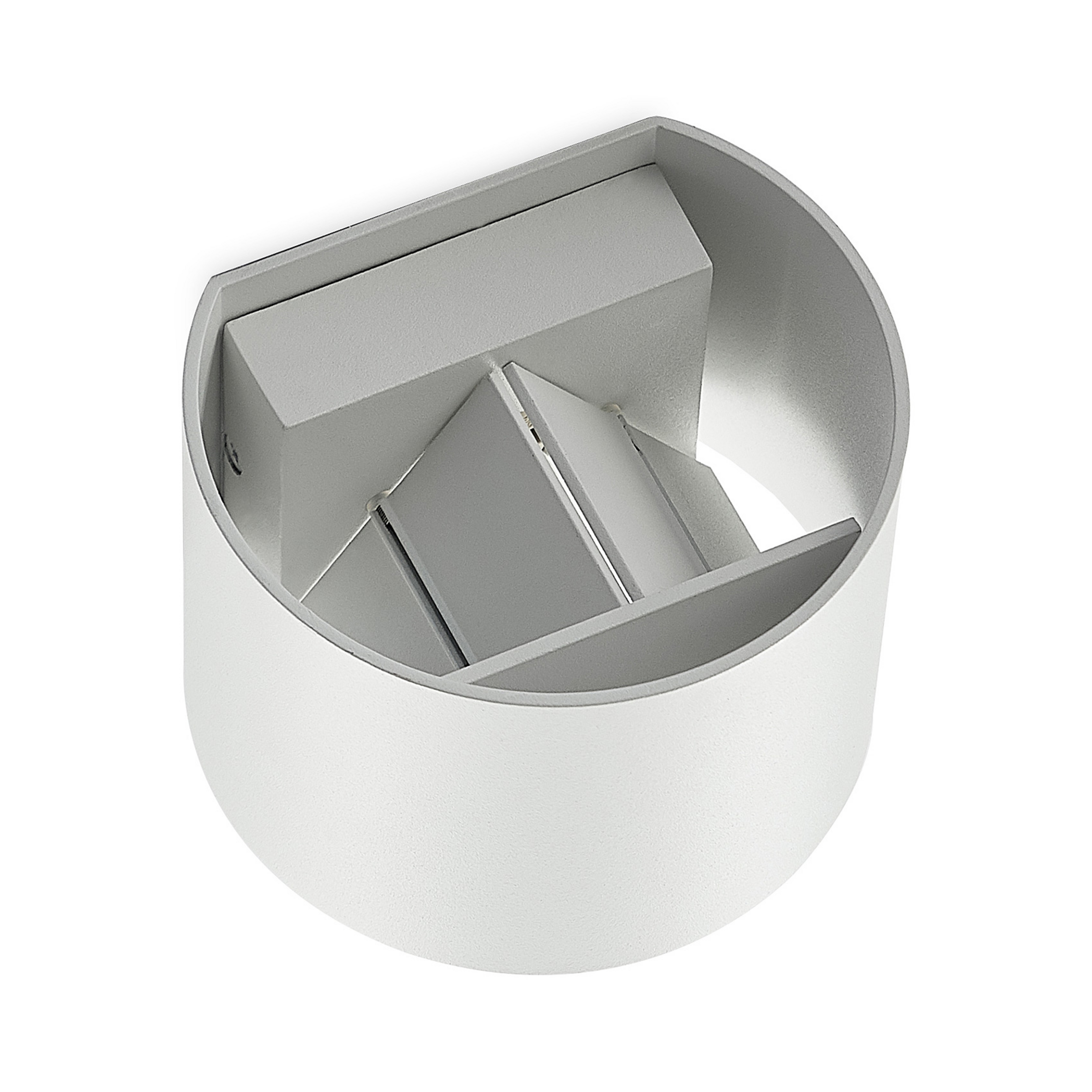 Zuzana Vegglampe Round White - Arcchio