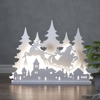 LED-dekorbelysning Grandy tomte, längd 80 cm