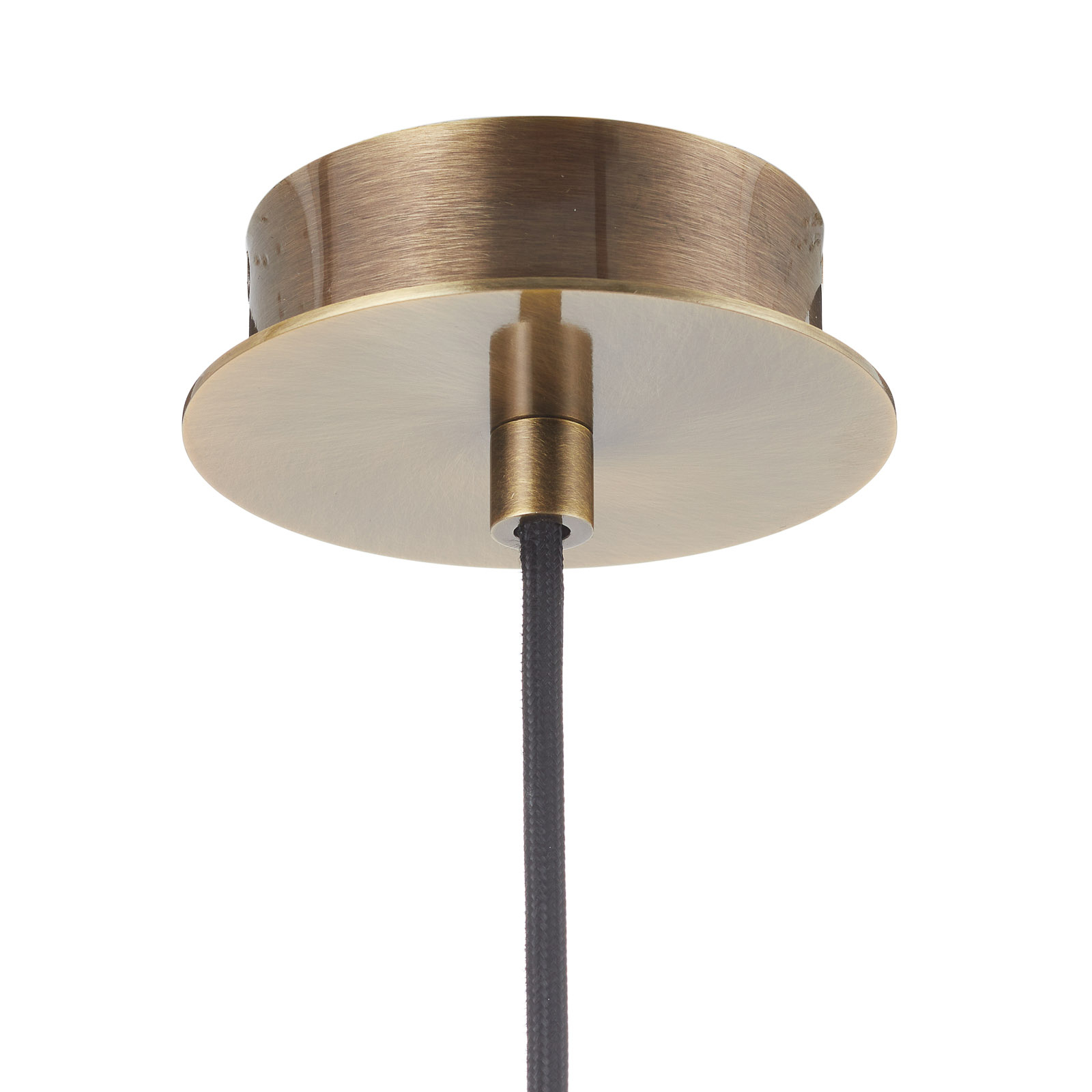 Bover Tibeta 03 LED hanging light in antique brass