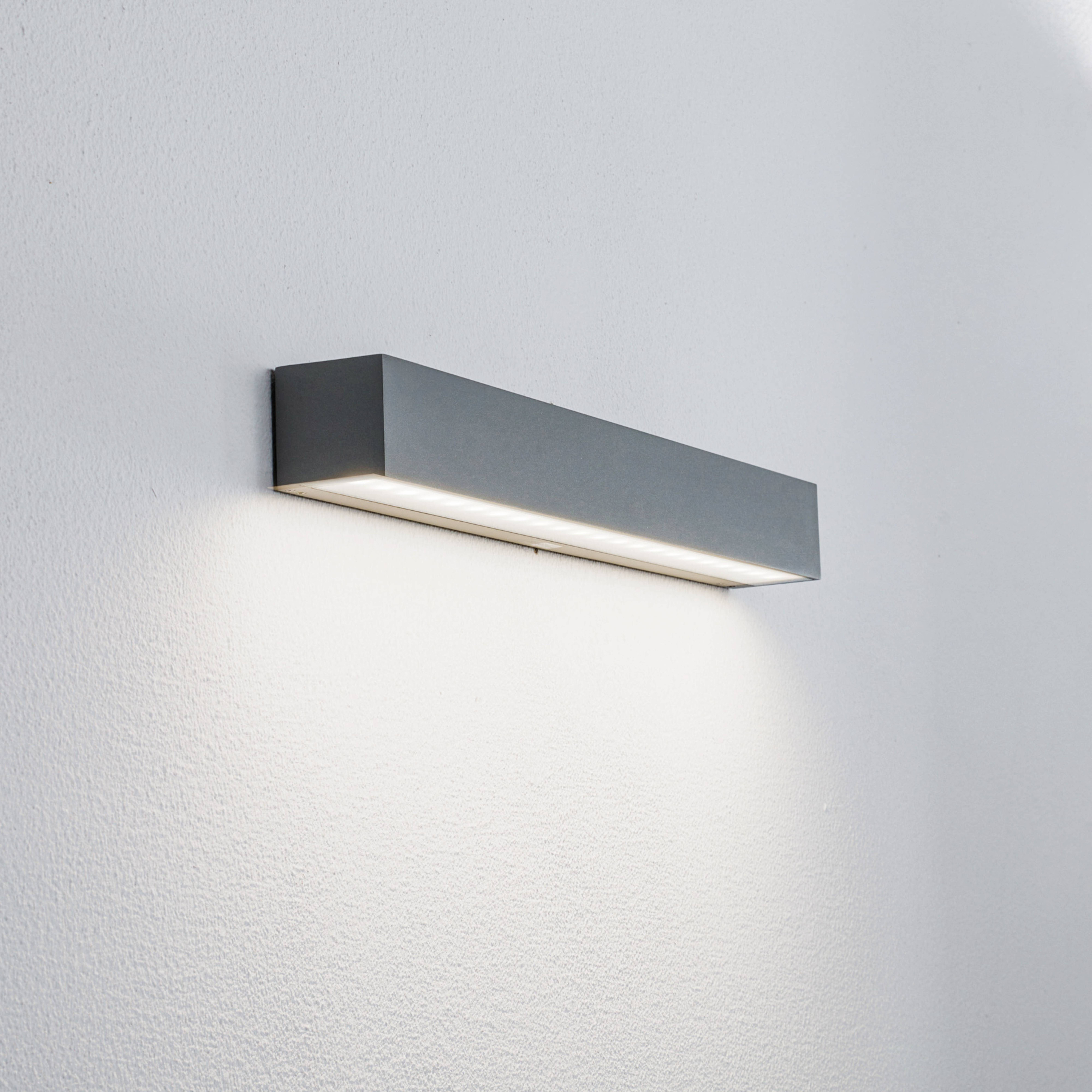 Arcchio Lengo LED-Wandlampe CCT, 50cm, 1-fl. grau