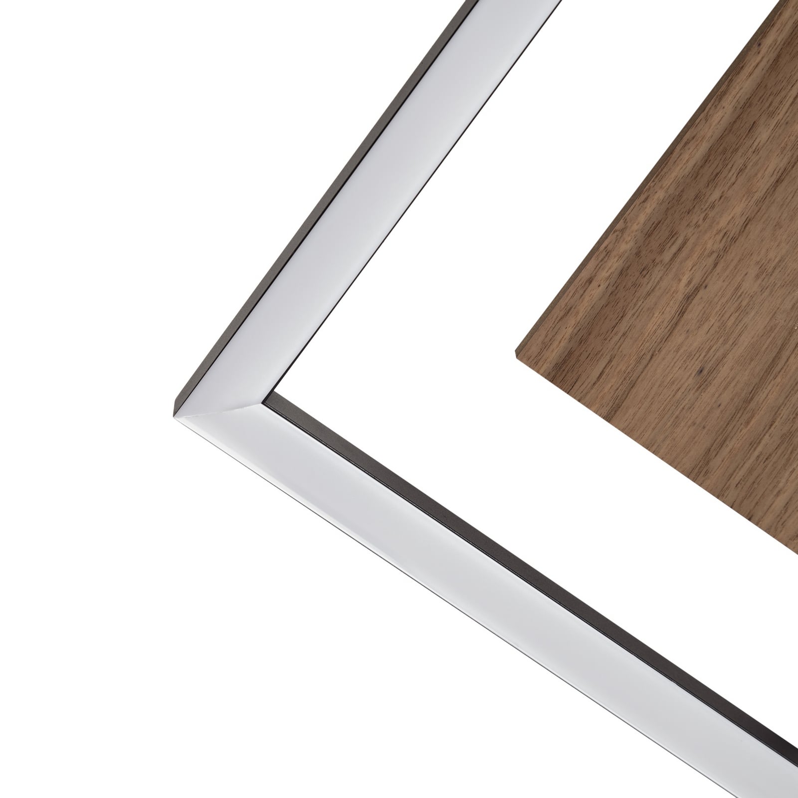 Vectra LED ceiling light, wood, 50 x 50 cm, dimmable, 3,000 K - Lucande