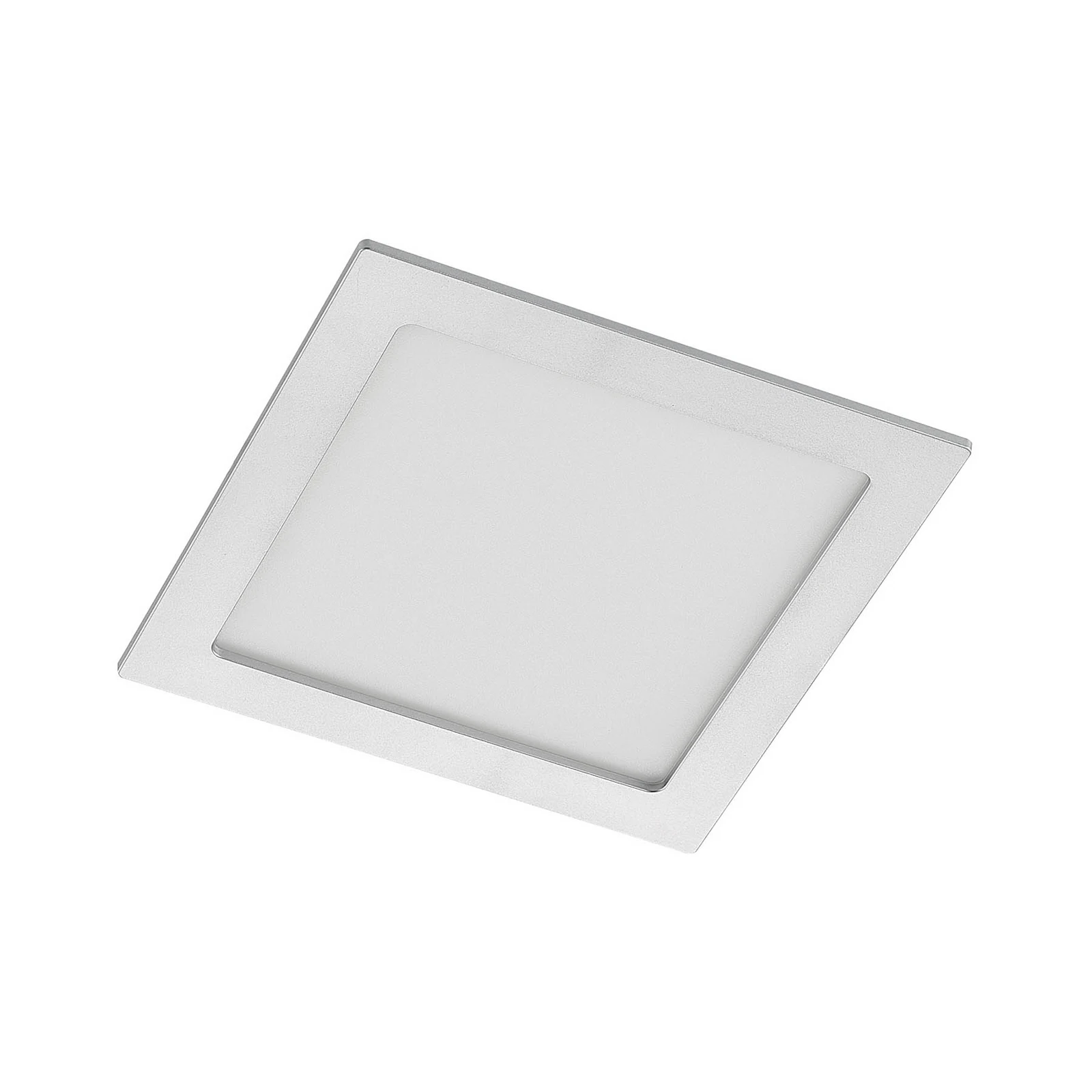 Prios lampe encastrable LED Helina, argent, 22 cm, 24 W, intensité variable