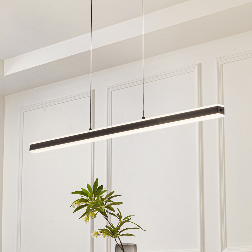 Lucande LED-hänglampa Pendolo, svart från Lucande