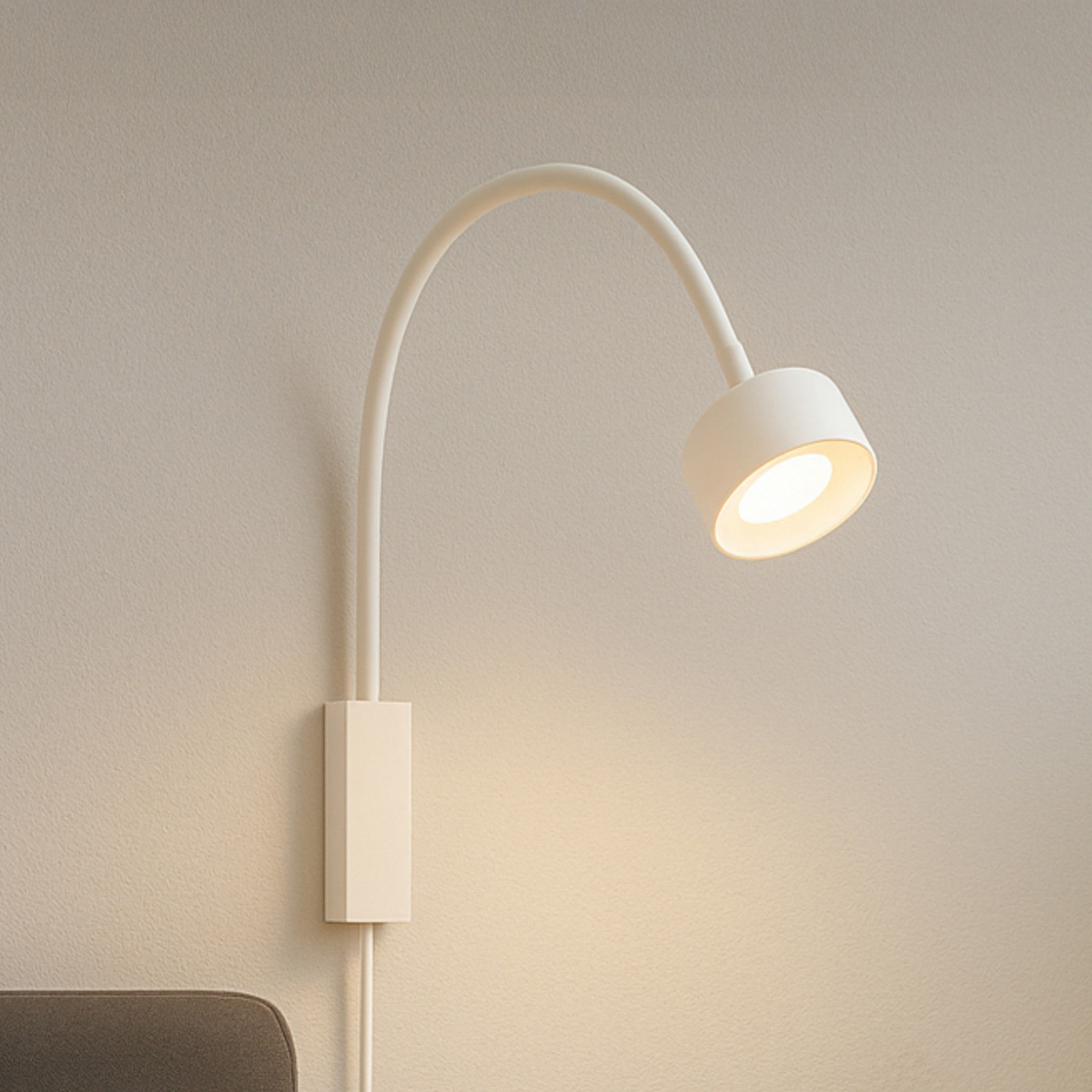 FH Lighting Spot de perete reîncărcabil cu LED Magnetics flex alb dimabil CCT - dormitor - Metal