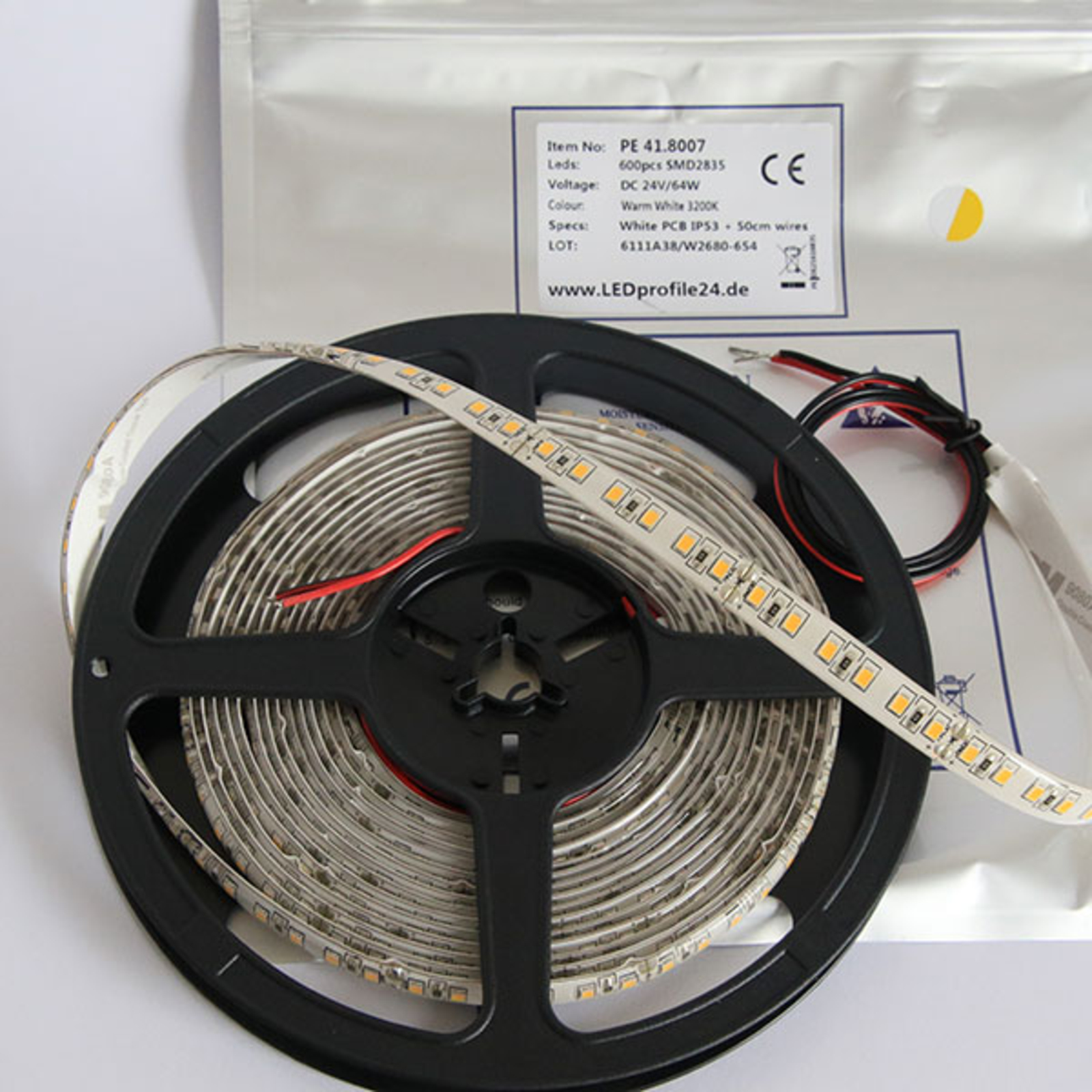 LED strip Mono 600 IP54 65 W Warmwit