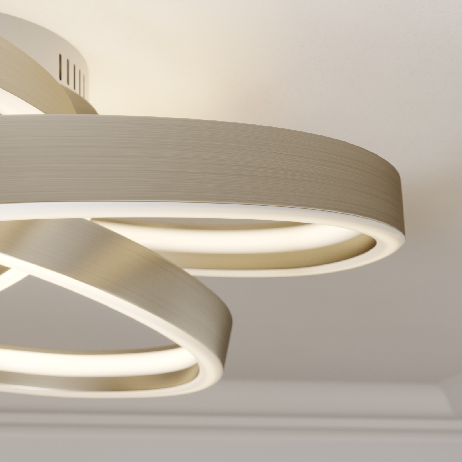 Lucande Gunbritt stropné LED svietidlo, 60 cm