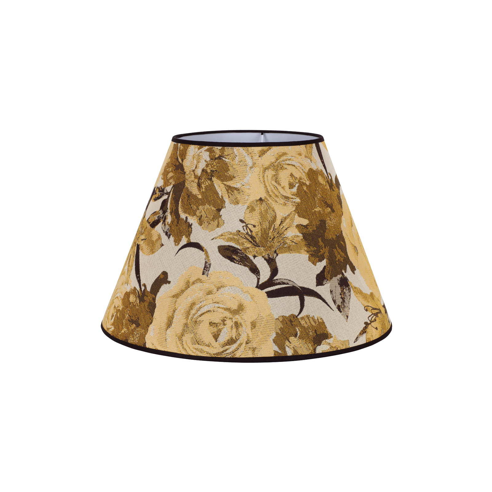 Sofia lampshade height 26 cm floral yellow