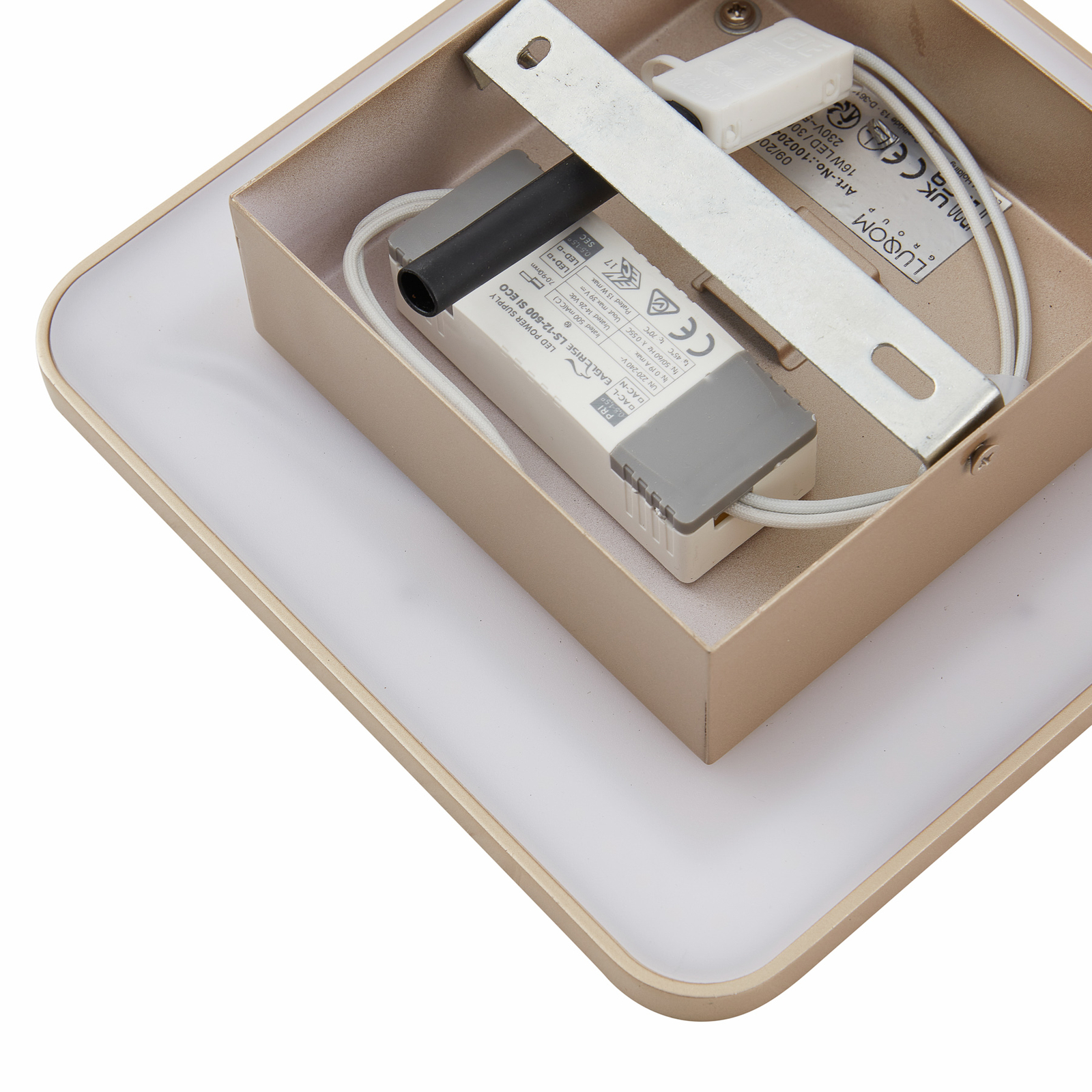Elrik LED Seinävalaisin 22 cm Musta - Lucande