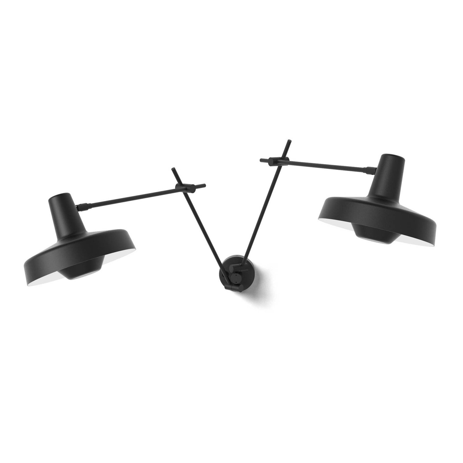 Arigato 2 Vegglampe Svart - Grupa
