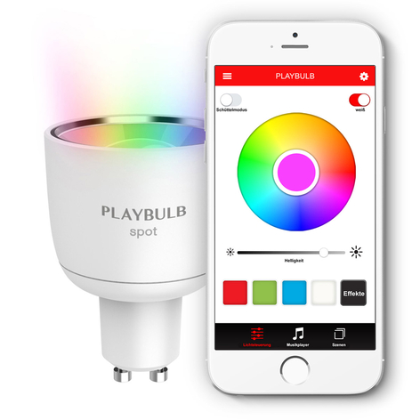 MiPow Playbulb Spot 1 x RGB-LED-Lampe GU10 4W