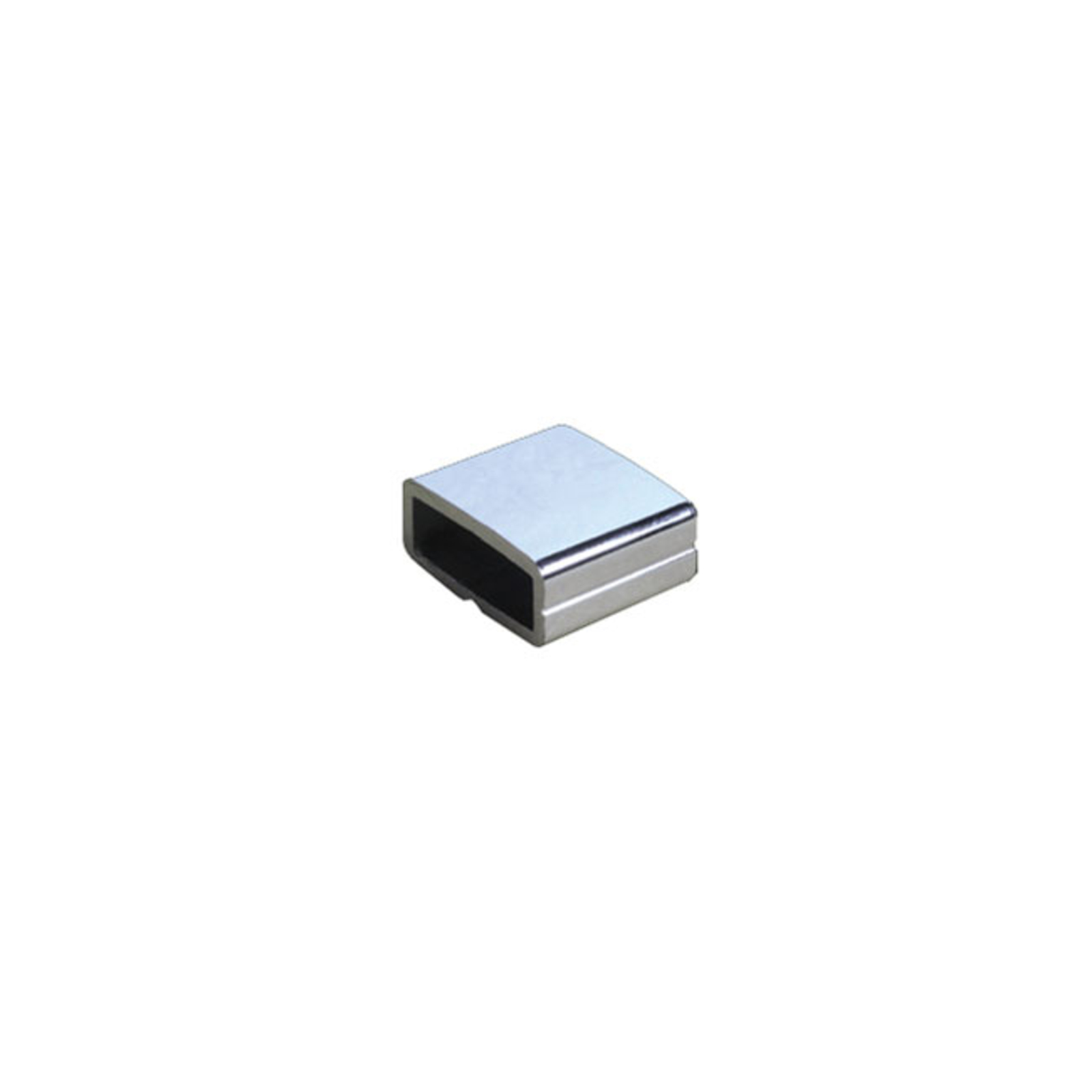 Pamalux Spino end cap, satin nickel, for Hallway, metal