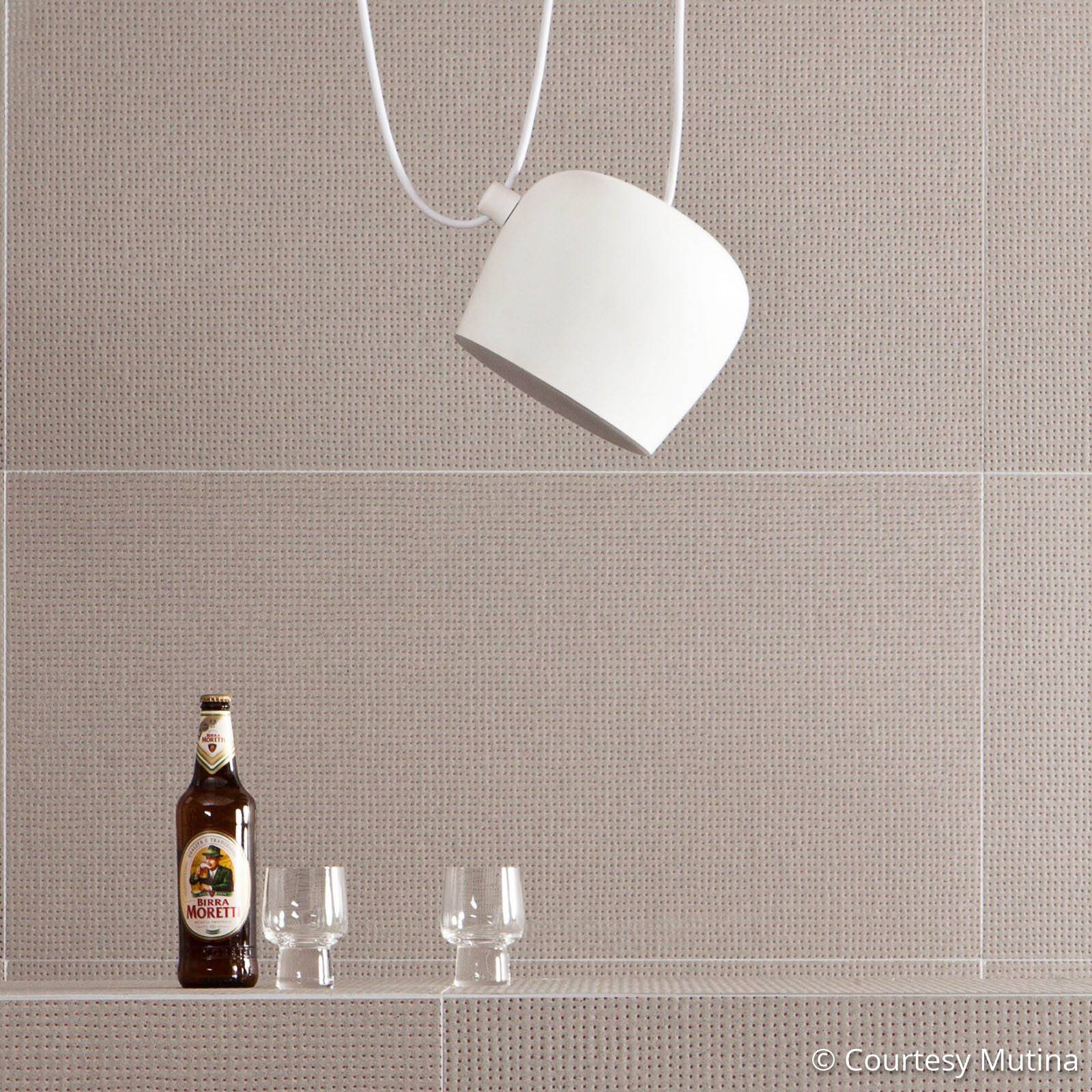 FLOS Aim Mała lampa wisząca LED, biała