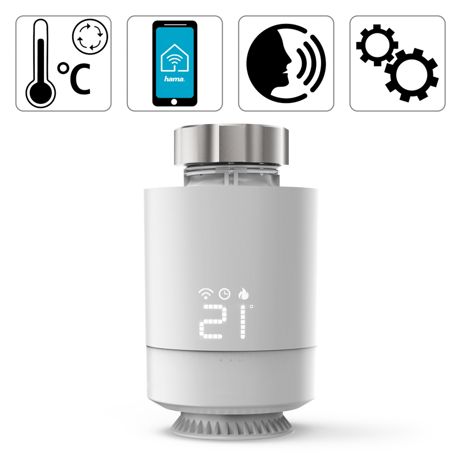 Hama viedais radiatora termostats, WLAN, paplašinājums
