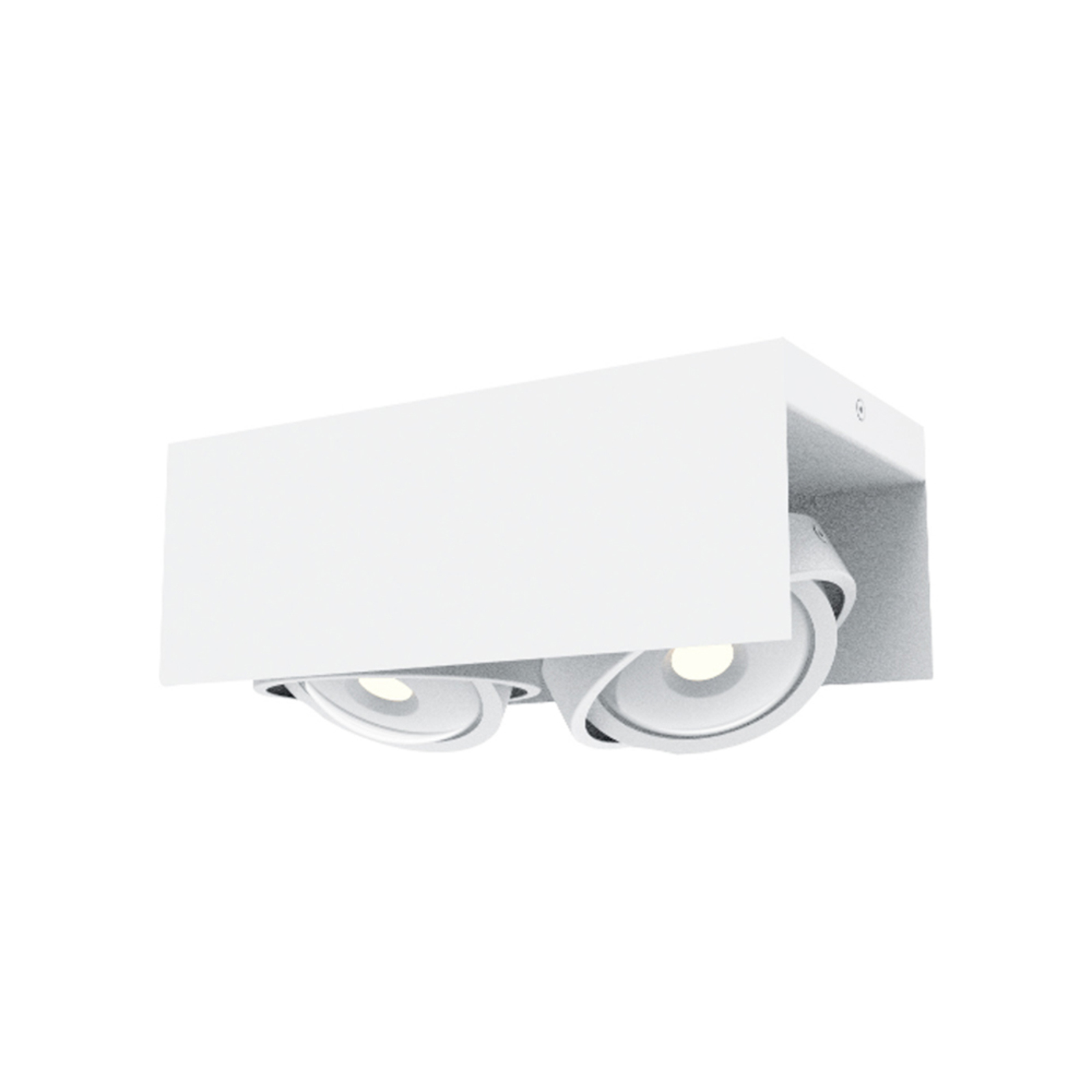 MEGATRON Cardano -LED-kattokohdevalo 2x, valkoinen