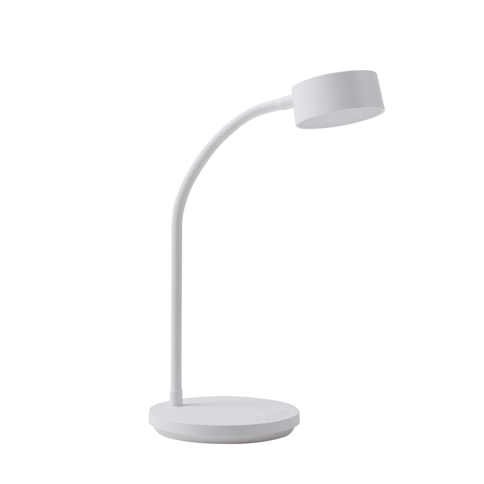 Lindby LED asztali világítás Maori, fehér, fém, CCT, dimmelhető