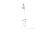 Cone Golvlampa w/Bord Clear White/Marble - Warm Nordic