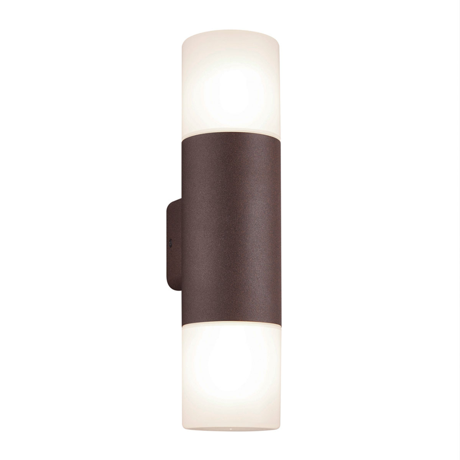 Candeeiro de parede exterior Hoosic 2-light rust