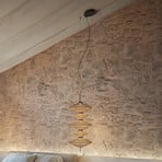 Bover LED pendant light Yuyun S/5C, dimmable 0-10V, beige