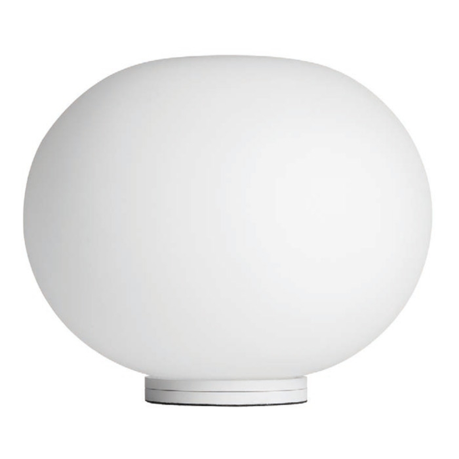 Flos FLOS Glo-Ball Basic Zero - white table lamp, for Living / Dining Room, glass, E14, 60 W, energy efficiency: E, H: 16 cm